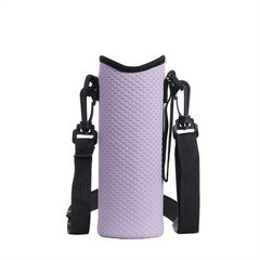 Water Bottle Carrier Bag with Adjustable Strap for Sports