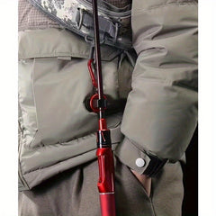 Fly Fishing Rod Holder Clip Waist Belt Aluminum Alloy Fishing Tool