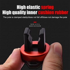 Fly Fishing Rod Holder Clip Waist Belt Aluminum Alloy Fishing Tool