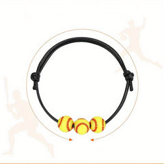 2pcs Softball Sports Bracelet Adjustable Team Bracelet
