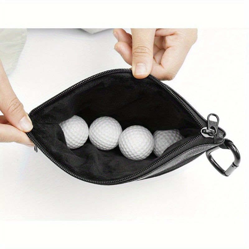 Portable Golf Ball Waist Bag with Zipper