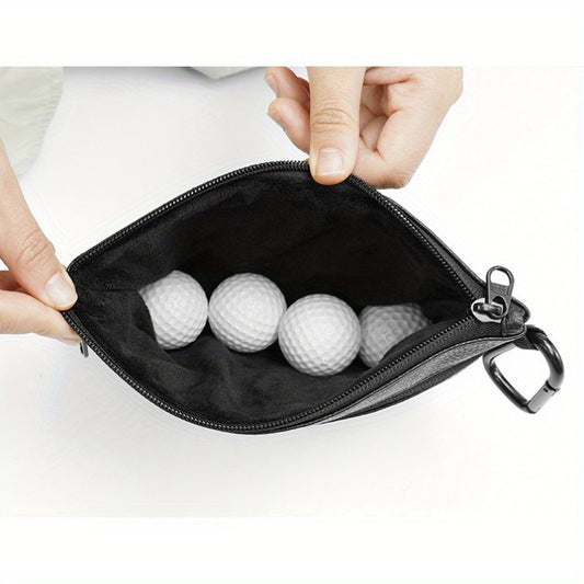 Portable Golf Ball Waist Bag with Zipper