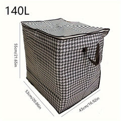 Large Capacity Storage Bag Zipper Organizer Bag Dustproof Storage Container