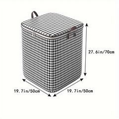 Large Capacity Storage Bag Zipper Organizer Bag Dustproof Storage Container