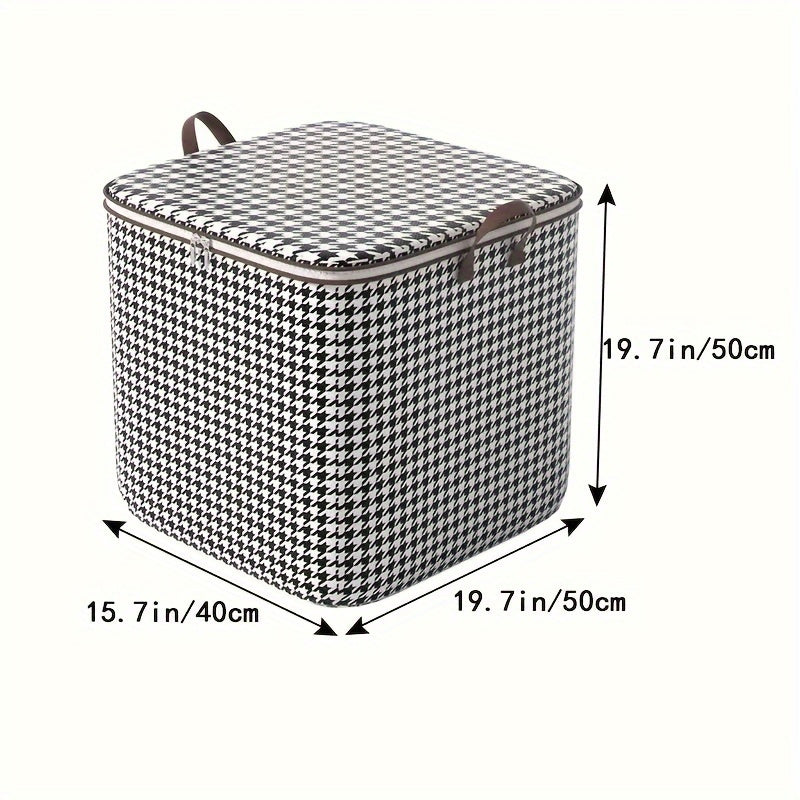 Large Capacity Storage Bag Zipper Organizer Bag Dustproof Storage Container
