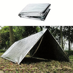 5PCS Emergency Thermal Blankets - Stay Warm & Protected Outdoors