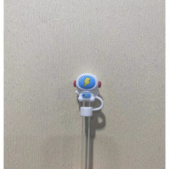 Cartoon Silicone Straw Covers Dustproof Reusable Plugs For 10mm Straw Cup