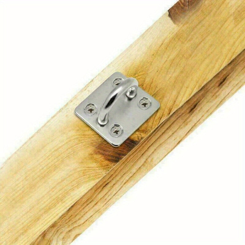 4pcs Stainless Steel Pad Eye Plate for Hammock Chairs