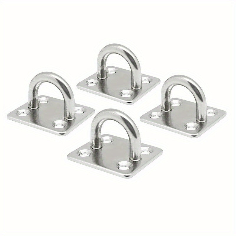 4pcs Stainless Steel Pad Eye Plate for Hammock Chairs