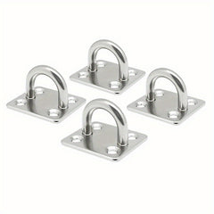 4pcs Stainless Steel Pad Eye Plate for Hammock Chairs