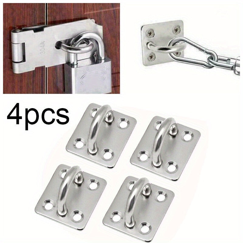 4pcs Stainless Steel Pad Eye Plate for Hammock Chairs