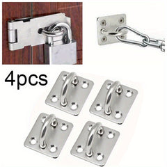 4pcs Stainless Steel Pad Eye Plate for Hammock Chairs