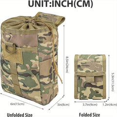1pc Molle Dump Pouch Drawstring Utility Bag
