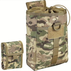1pc Molle Dump Pouch Drawstring Utility Bag