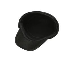 Men's Winter Flat Top Velvet Ear Protection Hat