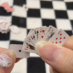 54pcs Mini Poker Card Multiplayer Card Game Family Interactive Game