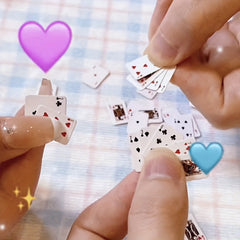 54pcs Mini Poker Card Multiplayer Card Game Family Interactive Game