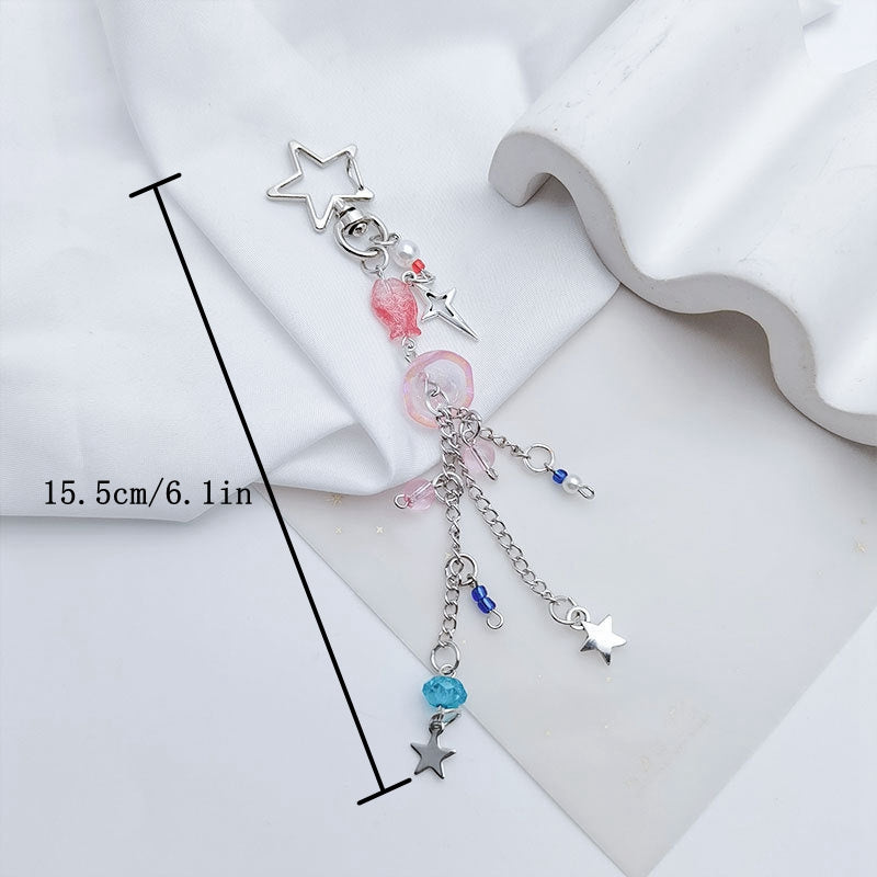 Ocean Jellyfish Keychain Cartoon Pendant Ornament