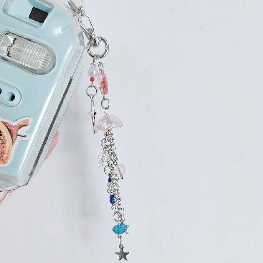 Ocean Jellyfish Keychain Cartoon Pendant Ornament