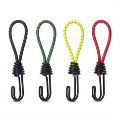 10pcs Camping Tent Elastic Rope Buckles Hooks Set