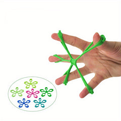 Five Fingers Pull Ring Flower Shape Finger Trainer Finger Puller 1pc