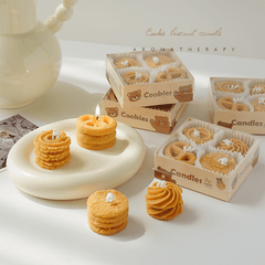 4 Pack Cookie Scented Candle Home Decor