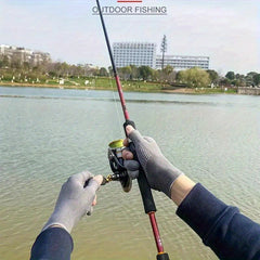 Half Finger Fishing Gloves Anti-slip Cycling Gloves