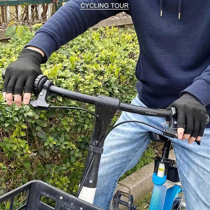 Half Finger Fishing Gloves Anti-slip Cycling Gloves