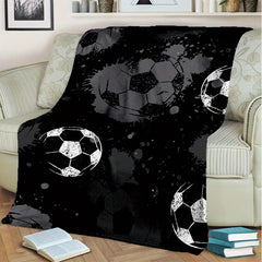 Football Flannel Blanket Cozy Warm Soft Blanket for Traveling