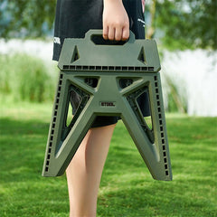 Portable Plastic Folding Stool for Camping