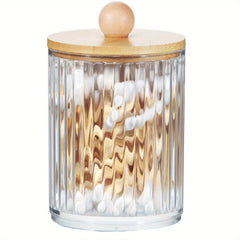 Cotton Swab Makeup Pad Storage Jar Bathroom Accessories