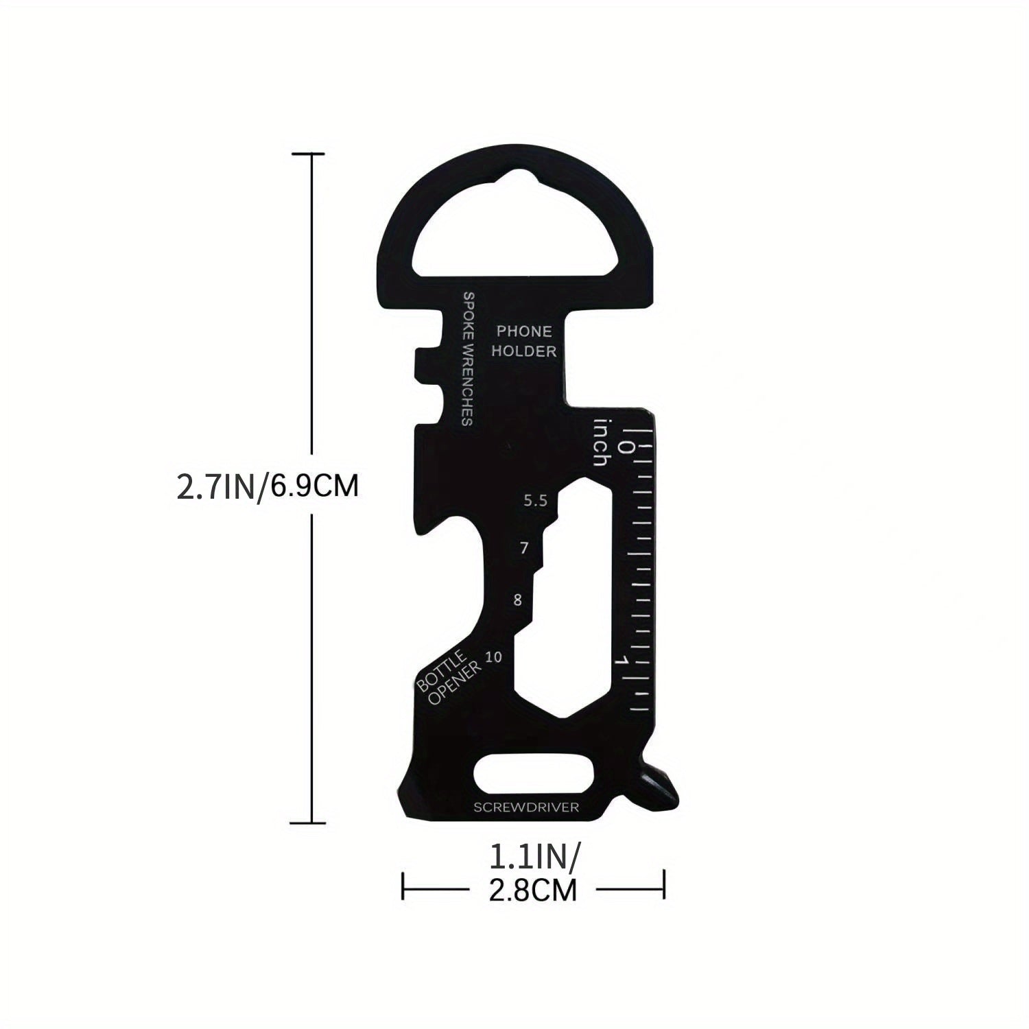 3pcs Keychain tool Portable Multifunctional Metal Pocket Tool