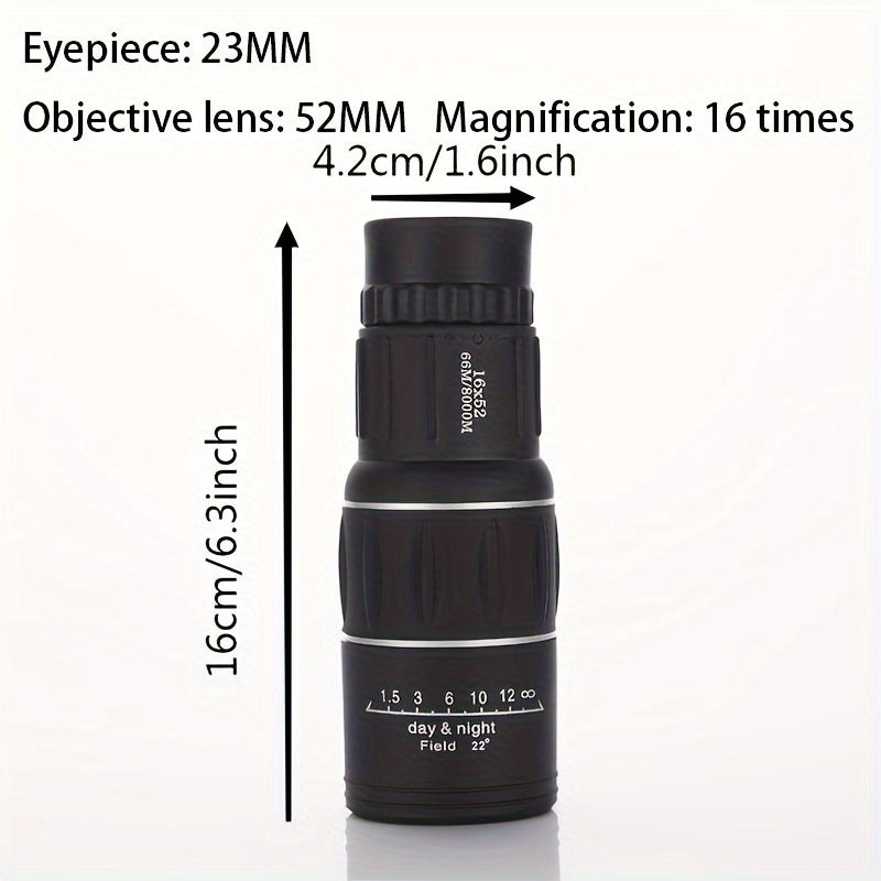 Outdoor Monocular Telescope for Bird Watching Camping Travel Concert