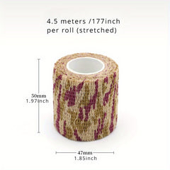 3pcs Camo Protective Wrap Tapes Waterproof Camping Tape