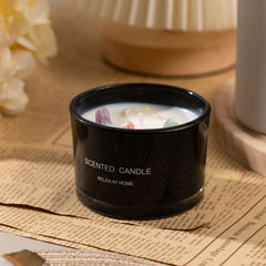 Soy Wax Dried Flower Scented Candle Wedding Ceremony Christmas Gift