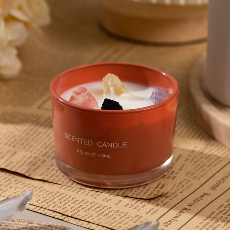 Soy Wax Dried Flower Scented Candle Wedding Ceremony Christmas Gift