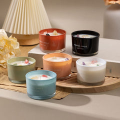 Soy Wax Dried Flower Scented Candle Wedding Ceremony Christmas Gift