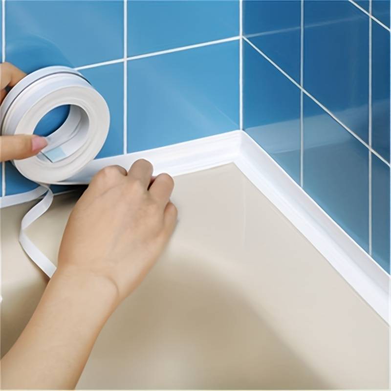 Marble Bath & Toilet Caulk Tape Self Adhesive Sealant Strip