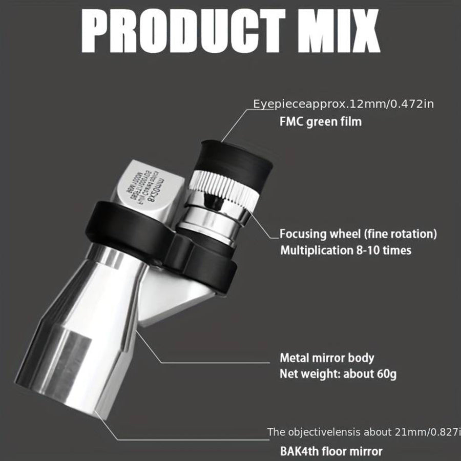8x20 Mini Pocket Zoom Monocular HD Portable Telescope