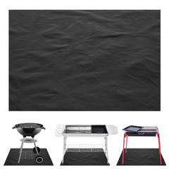 Portable Fireproof Grill Pad Square Heat Resistant Mat for Outdoor BBQ