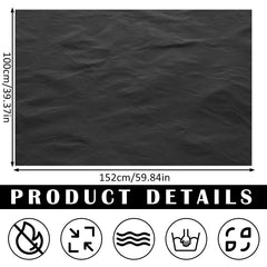 Portable Fireproof Grill Pad Square Heat Resistant Mat for Outdoor BBQ