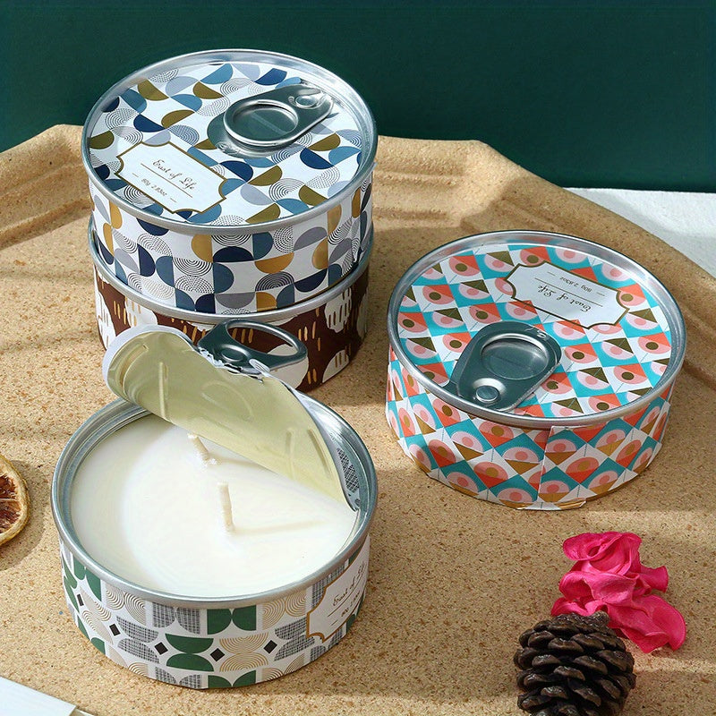 Vintage Canned Smokeless Scented Candles Birthday Gift