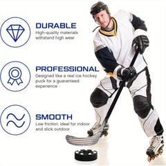 Functional Hockey Puck for Indoor and Outdoor Sport Training