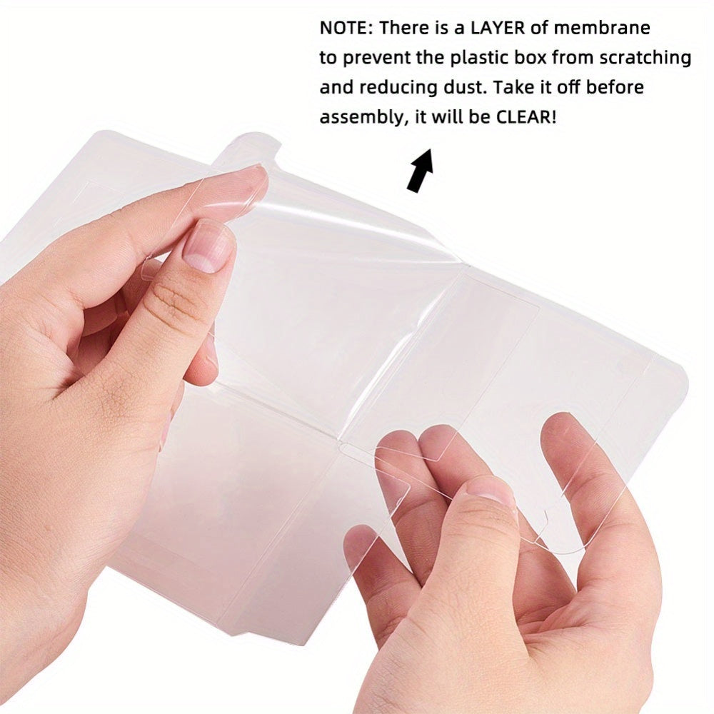 20 Pack Transparent PET Storage Boxes for Wedding Parties and Organization