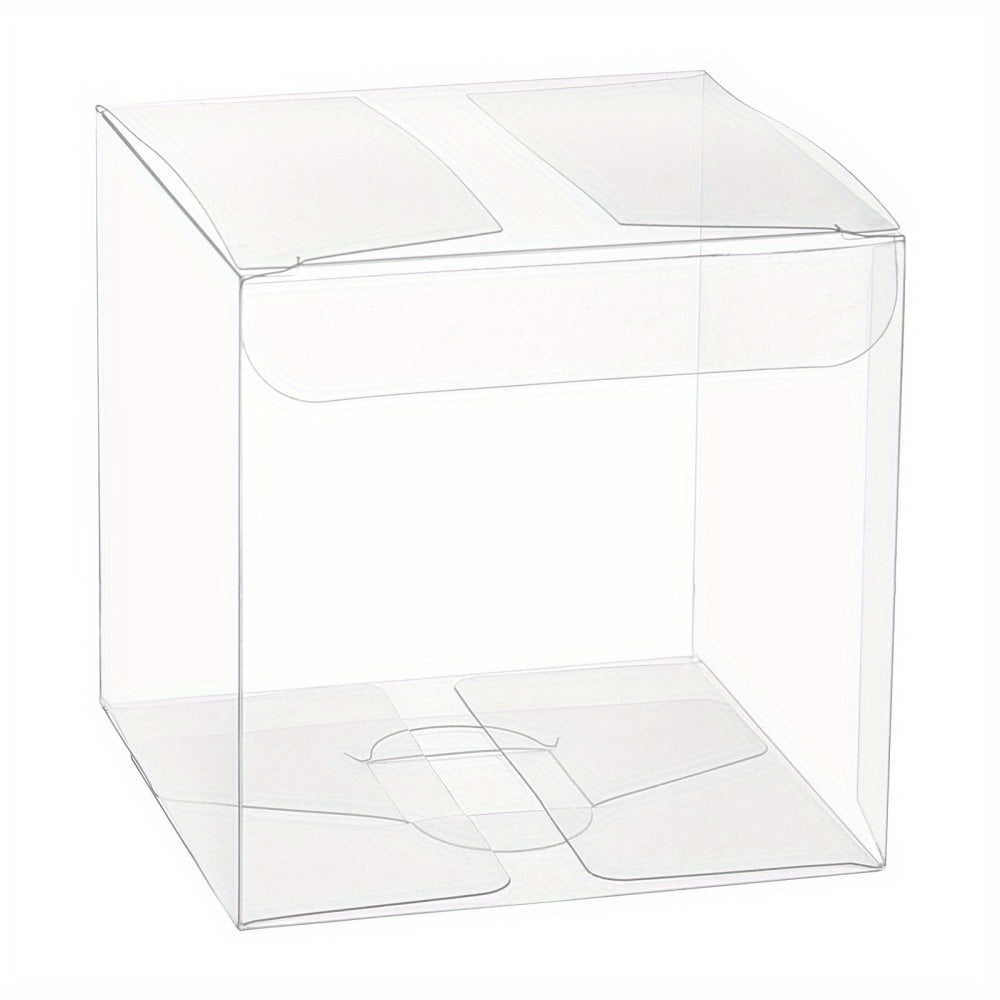 20 Pack Transparent PET Storage Boxes for Wedding Parties and Organization