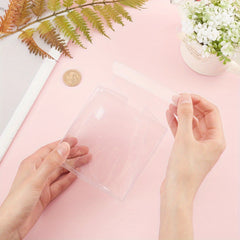 20 Pack Transparent PET Storage Boxes for Wedding Parties and Organization