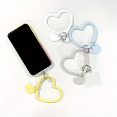 3pcs Heart Shaped Silicone Keychain Bracelets for Outdoor Sports