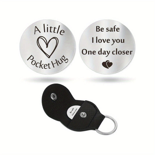 Stainless Steel Lucky Keychain for Men Women
