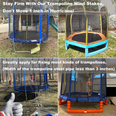Trampoline Ground Nail Fixing Pile U-shaped Coated Steel Reinforcement