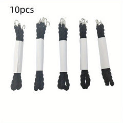 10pcs Elastic Boot Straps With Metal Hooks Camping Tools
